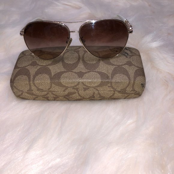 Coach Aviator Sunglasses - Picture 1 of 2
